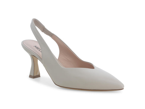 Melluso Décolleté Eleganti Slingback Made in Italy Tomaia Pelle